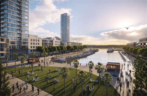 Brooklyn basin - If the staff recommendation is followed, the total number of approved apartments from the Brooklyn Basin development will pass 2,300. 460 of the approved apartments will be sold as low-income housing. Parcels B and F are already complete and open, while construction has topped out on Parcel C, and Parcel A is still rising.